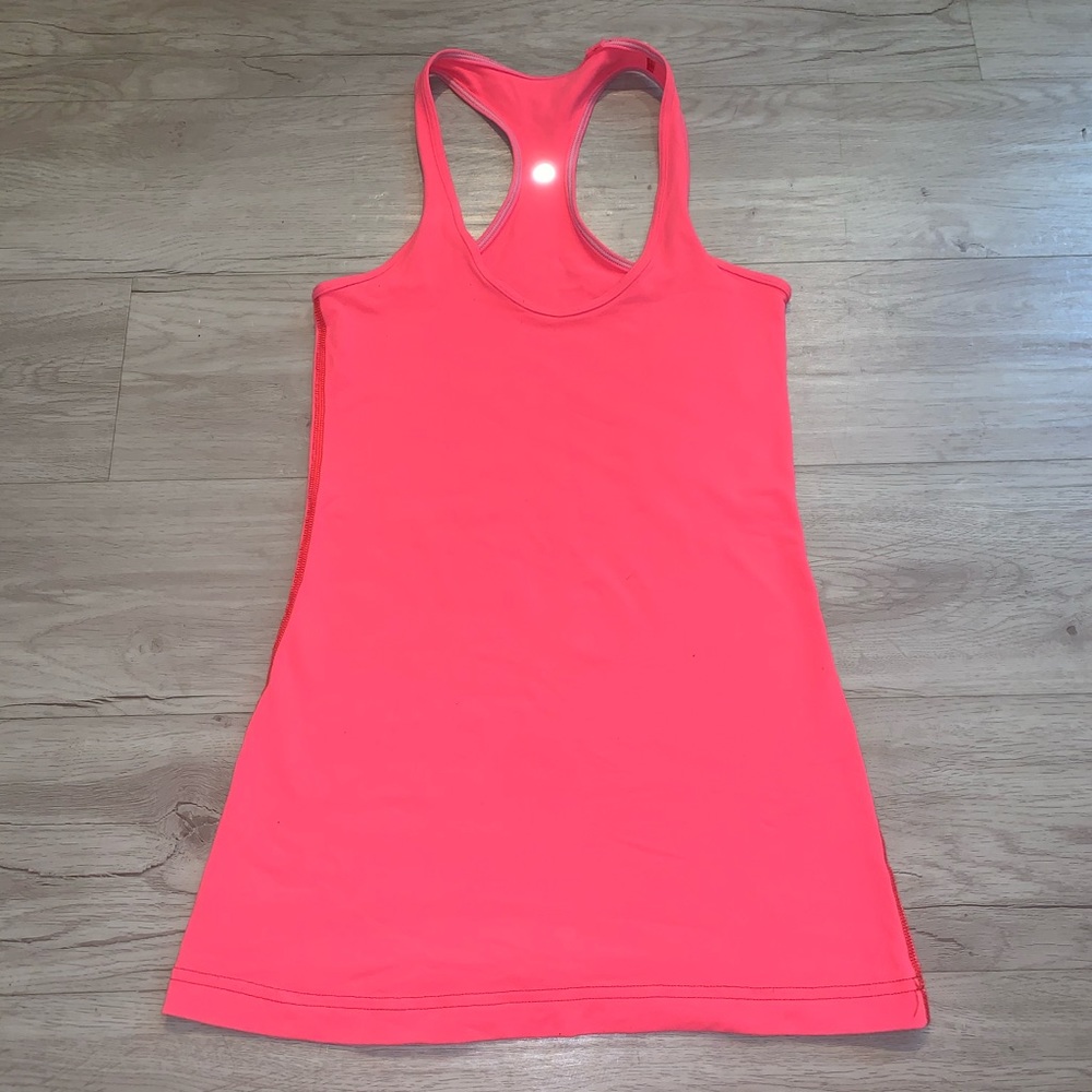 Lululemon Pink Racerback Workout Tank Top